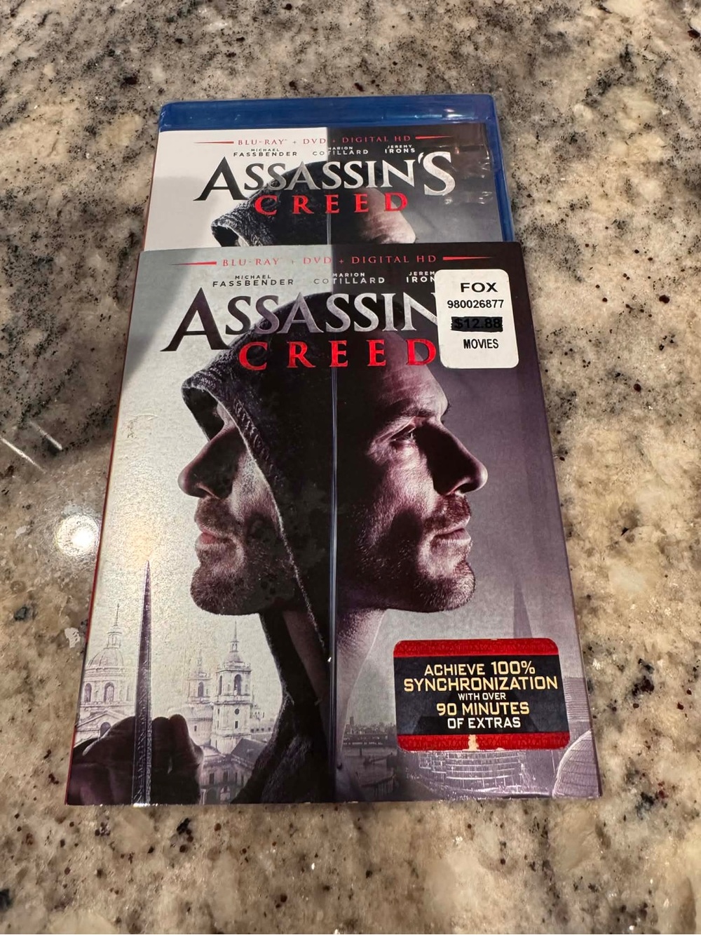 Assassin's Creed Blu-ray + DVD + Digital HD (Black)